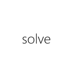 solve