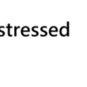 STRESSED