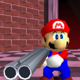 Mario with a Shotgun