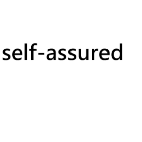 self-assured