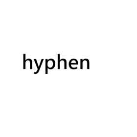 hyphen