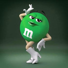 Green M&M