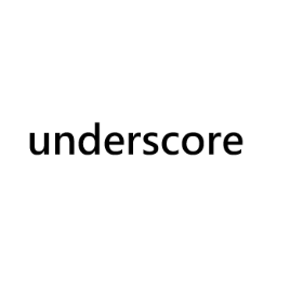 underscore